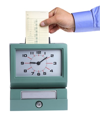 time clock hardware