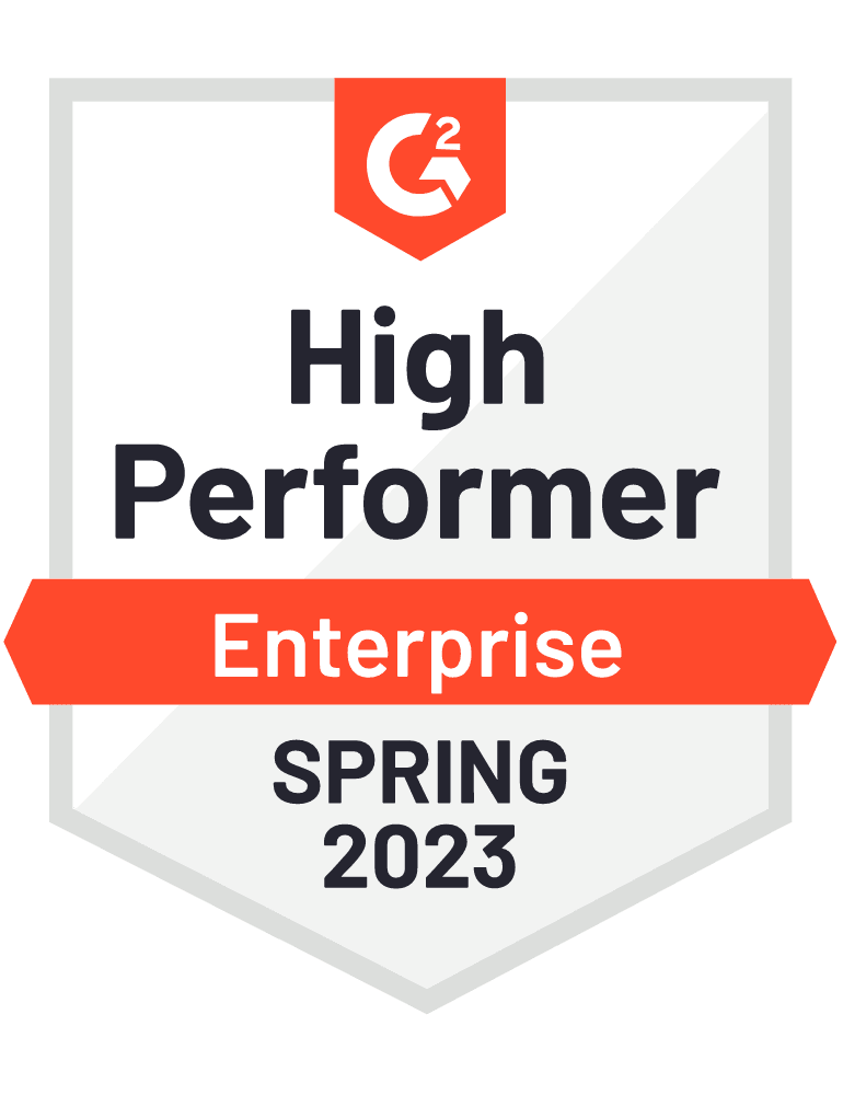 G2 - High Performer - Enterprise